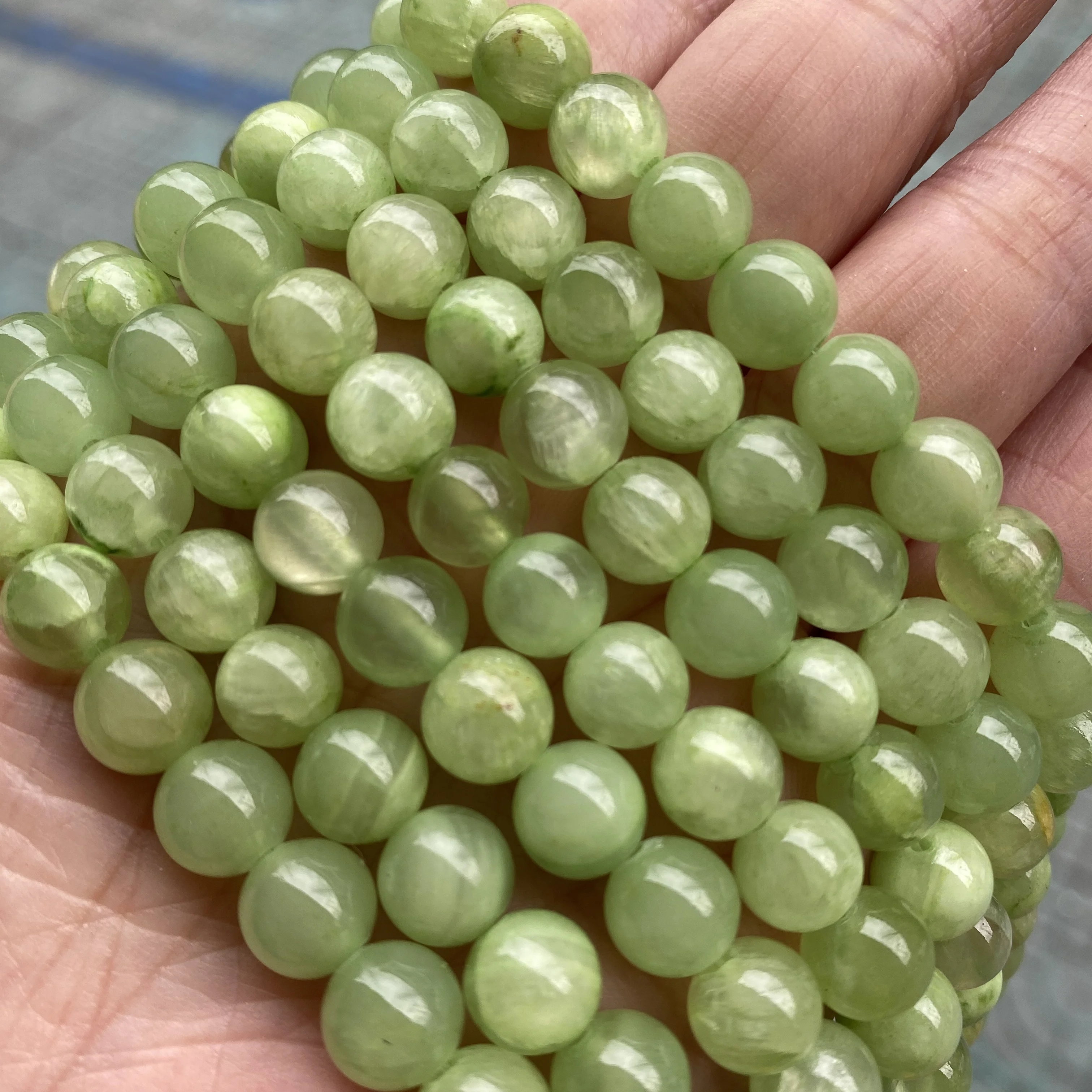 

Wholesale Natural Loose Round Matte Beads Dyed Green Colour Jasper Green Jade beads for Jewelry Making Chakra Bracelet