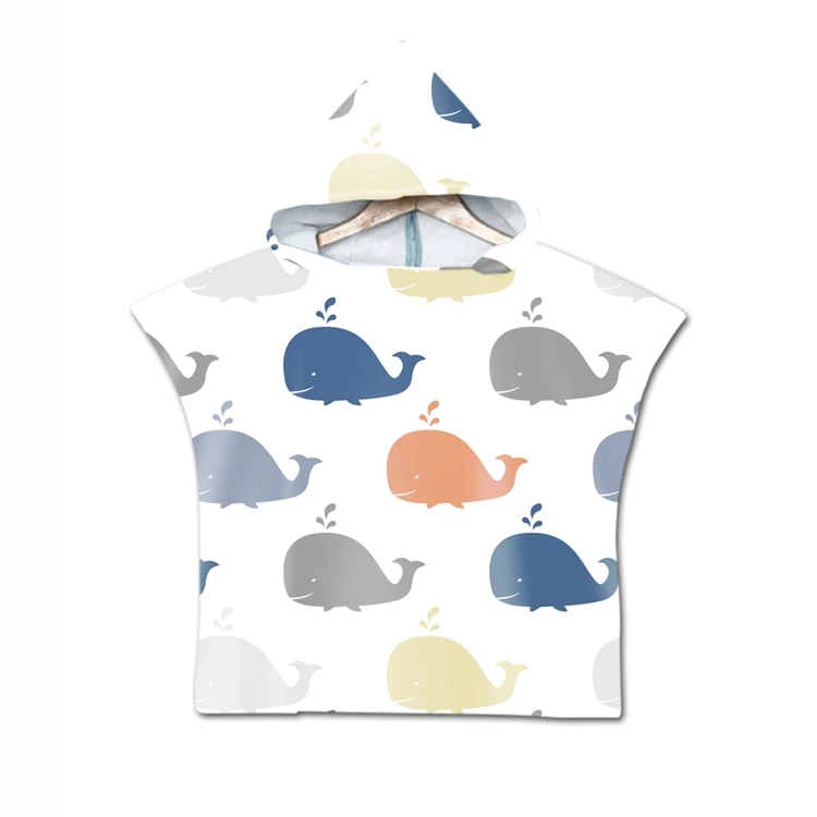 

Super Fashion Custom Made Water Color Beach Towel With Hood