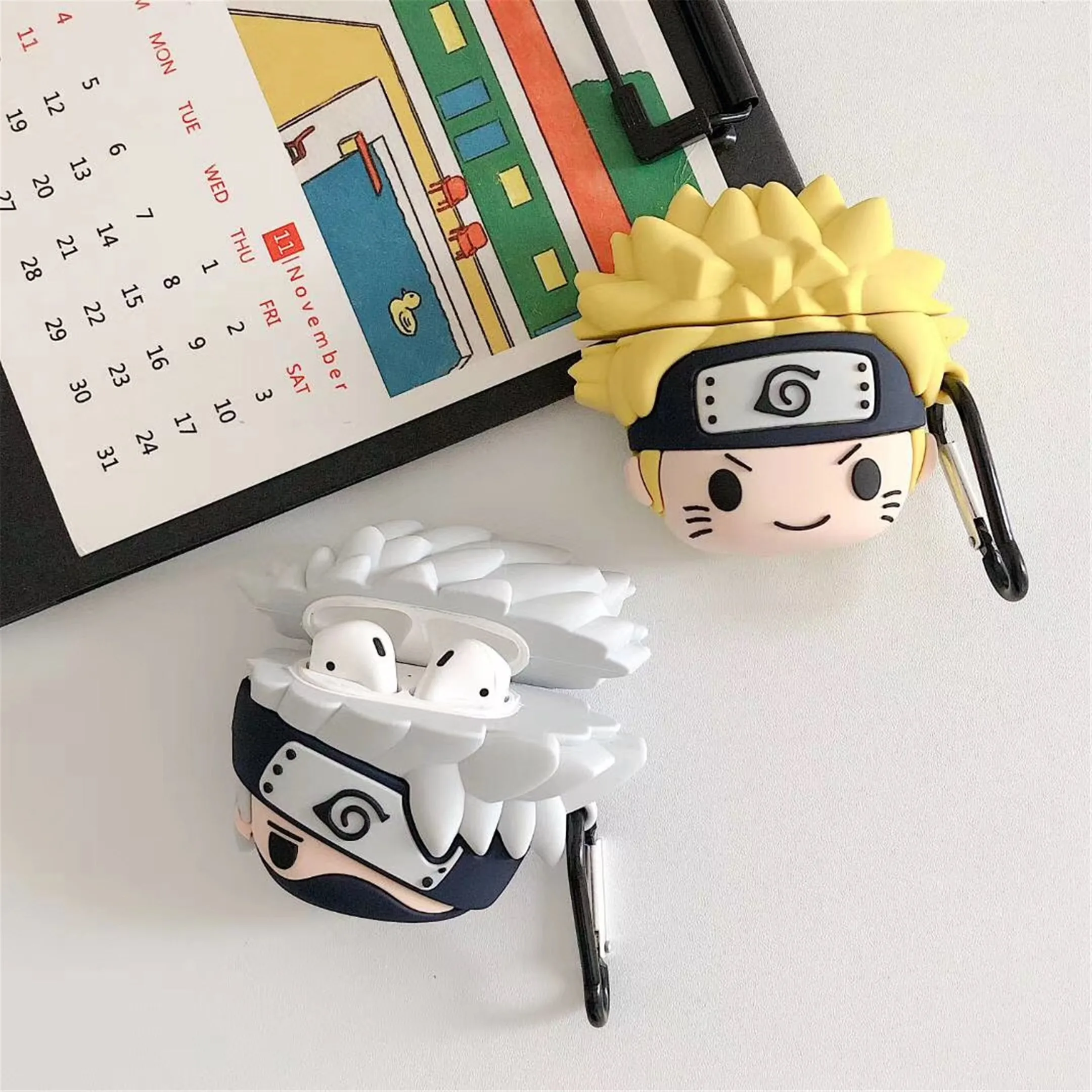 

Custom Anime 3D Cartoon Silicone Wireless Earphone Case Protective Cover Holder For Apple AirPods 1 2