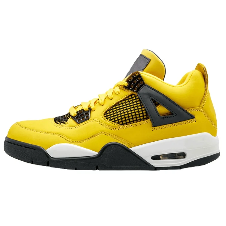 

Men Retro Basketball Shoes Outdoor Original AJ 4 Athletic Trainers Luxury Designer High Top Quality Gym Sneakers, Customer's request