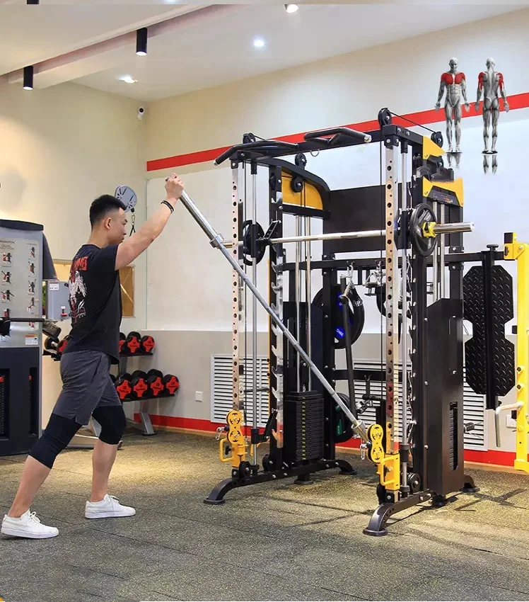 
New Design Commercial Gym Multi function Equipment Smith Machine Power Rack 