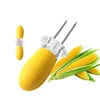 BBQ Cooking Tool Corn Fork Corn Cob Holders Corn On The Cob Holders 304 Food Grade Stainless Steel Skewers Sticks