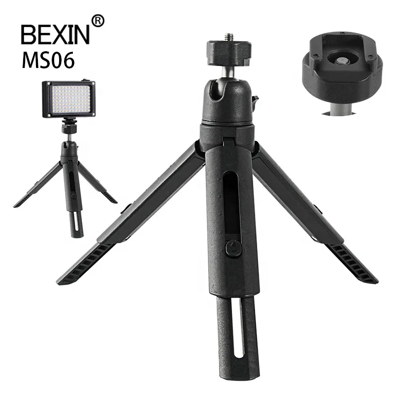 

Mini Desktop little Phone Stand Tabletop Tripod for Vlog Mirrorless Camera Smart phone with Detachable Ball head