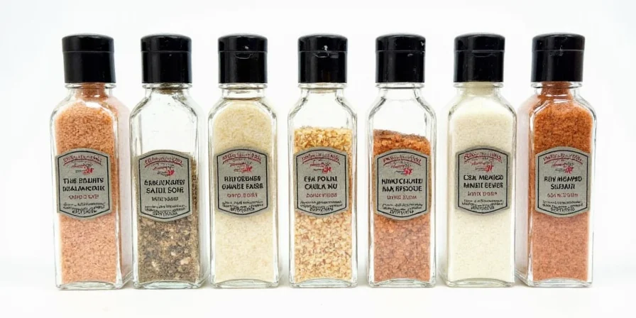 Ingredients Comparison Table of Seasoned Salts