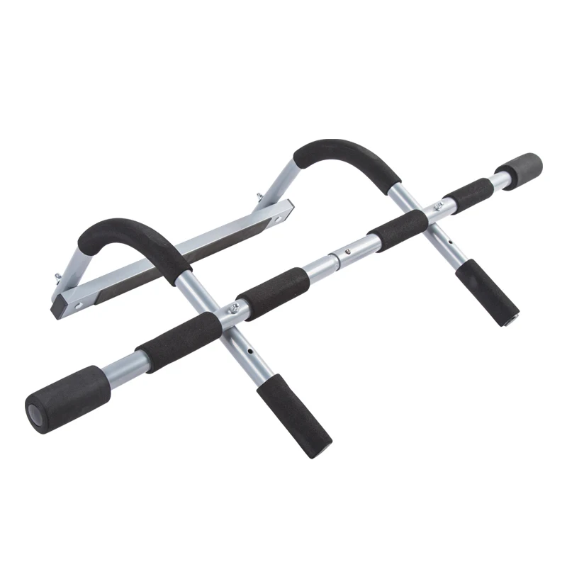 

Household Door Free Hole Pull Up Doorway Chin Bar Grey, Black