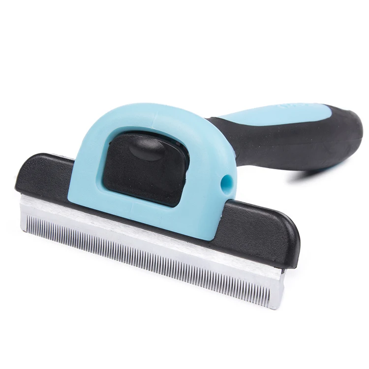 

New Pet Supplies Grooming Tool Brush Professional Deshedding Comb for Dog Cat, Blue, pink, white