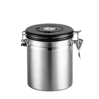 

Highwin 500g Stainless Steel Airtight Sealed Storage Tea And Coffee Canister