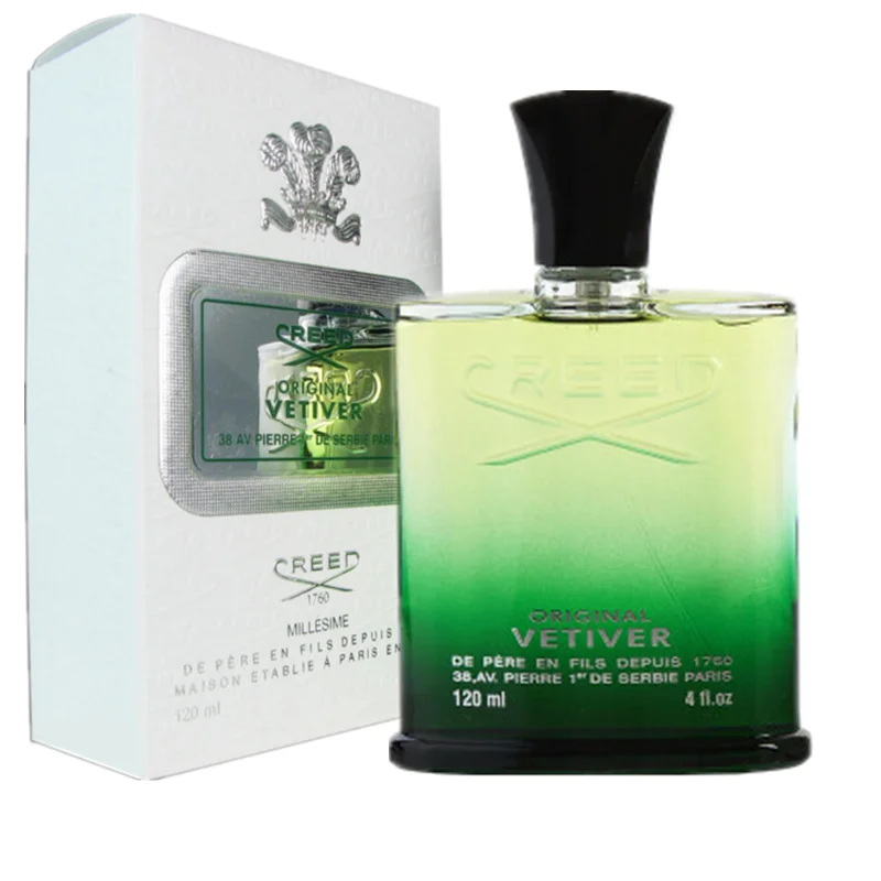 

Unisex perfume 120ml CREED Original Vetiver Long lasting parfum Drop shipping Fast shipping in the U.S