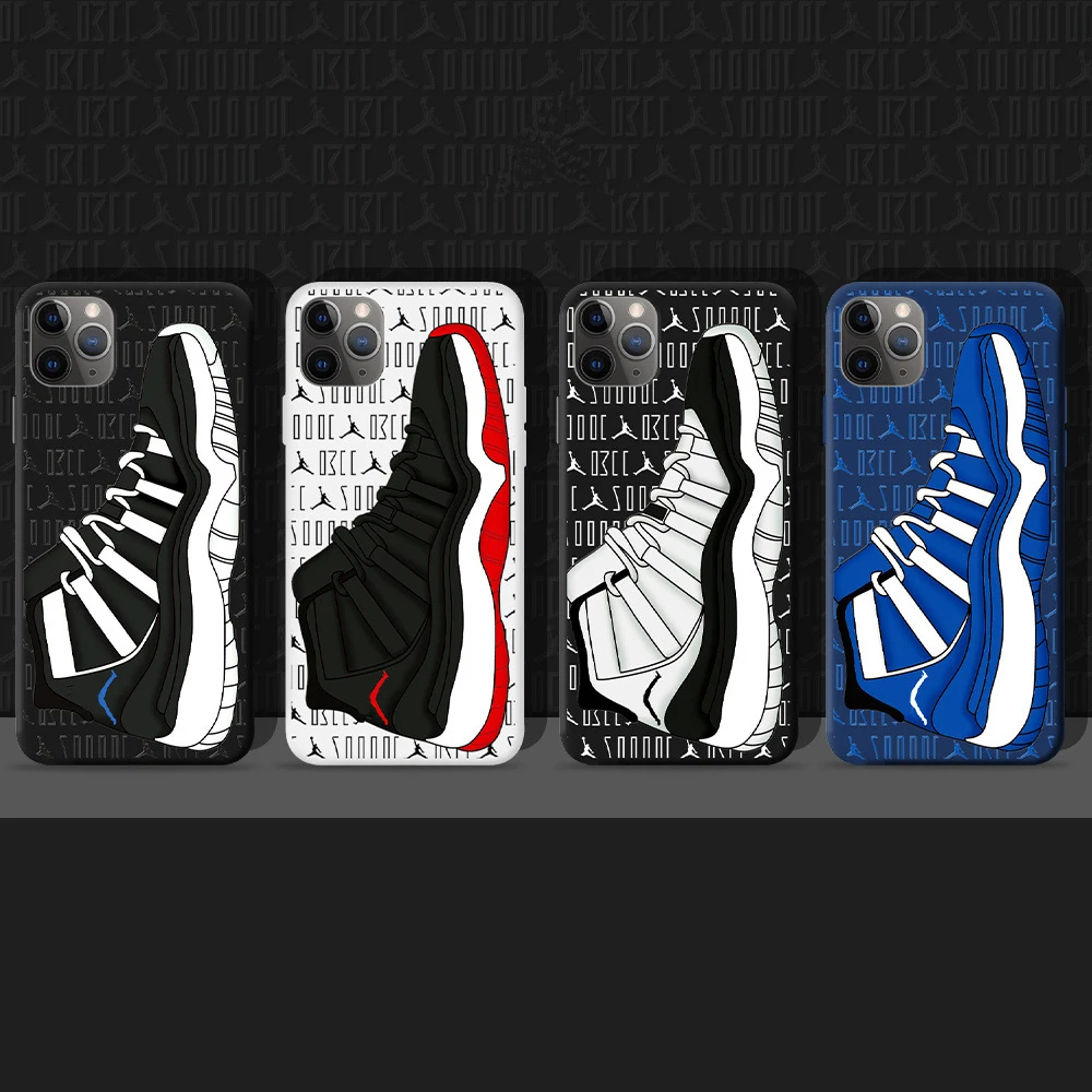 

Designer i phone cases Basketball shoe style Jor//dan sneakers style for iPhone12Max11pro XS 8 7 mobile phone case