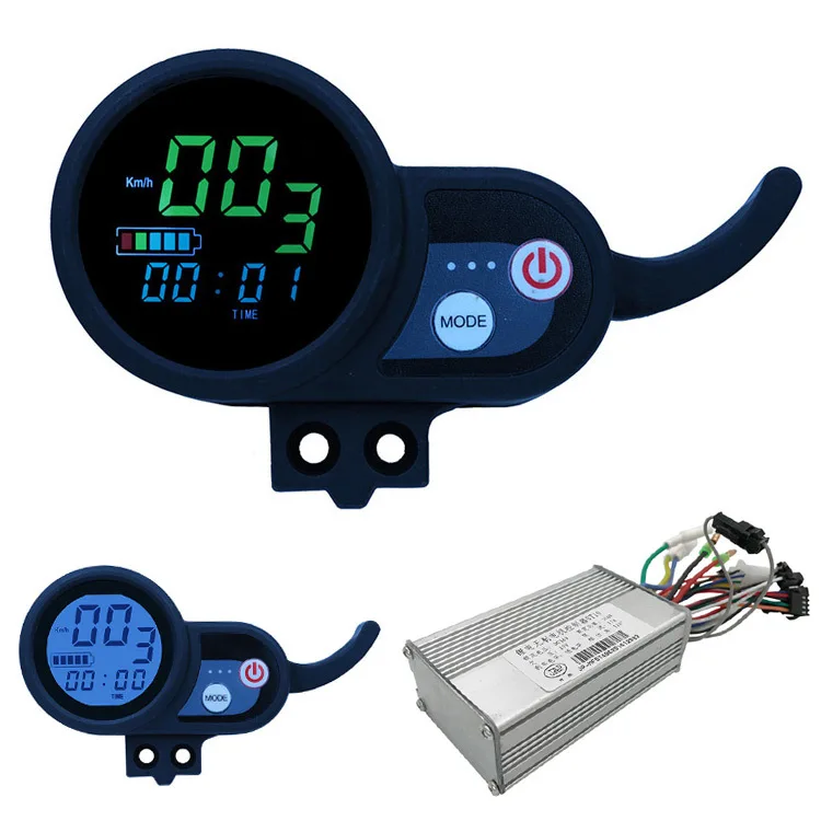 

Electric scooter accessories disply controller 36V48V52V60V LCD code meter accelerator throttle instrument control