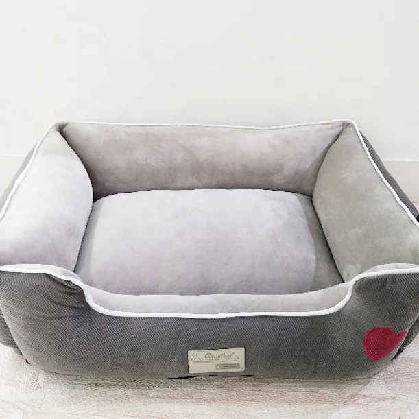 

2020 wholesale easy clean comfy calming foam dog indoor pet bed, Gray