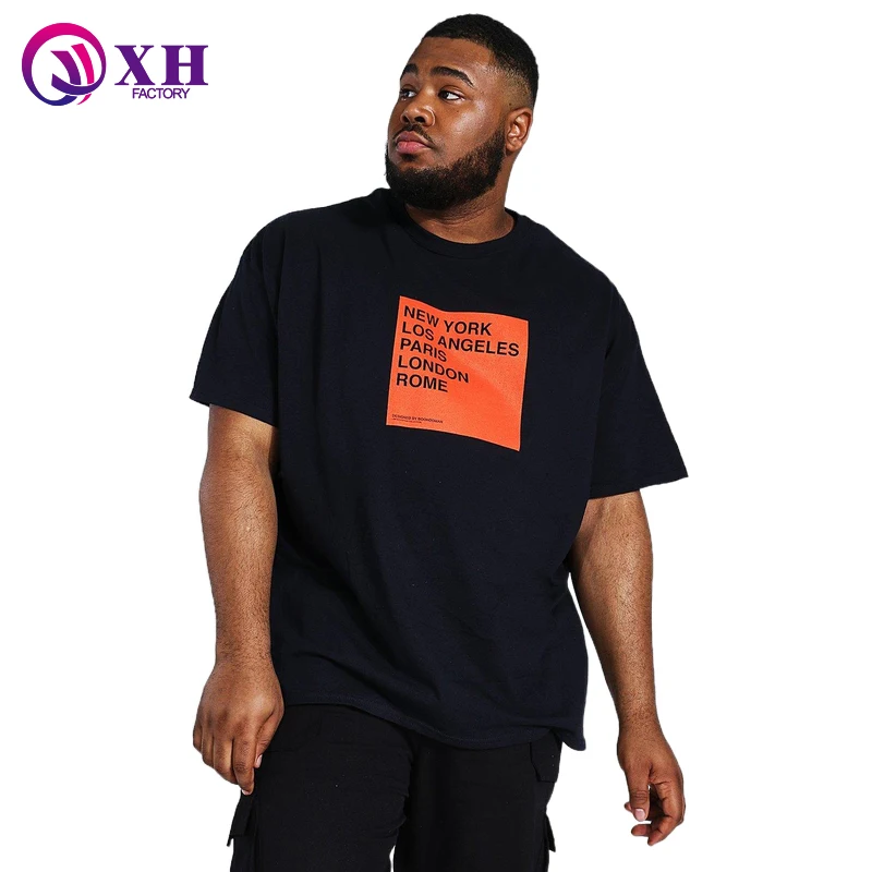 

Custom Cut And Sew T Shirt 100% Cotton Graphic Printing Heavyweight Vintage Plus Size Men Oversize T-shirt, Customized color