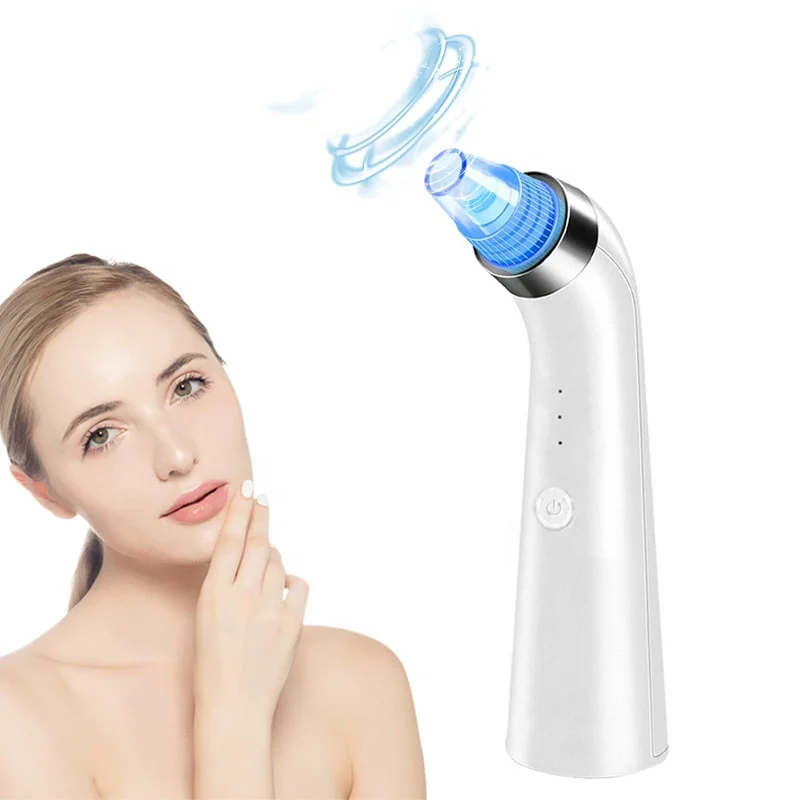 

New skin care pore cleaner vacuum cleaner acne acne to blackhead vacuum cleaner vacuum to blackhead, White prink blue