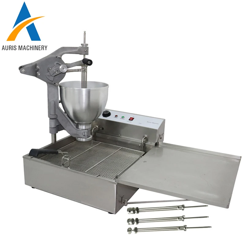 

commercial manual various shape circle flower balls donuts frying processing maker making machine