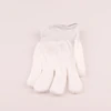 LED finger tip flash blowing white gloves with led light Knitting material