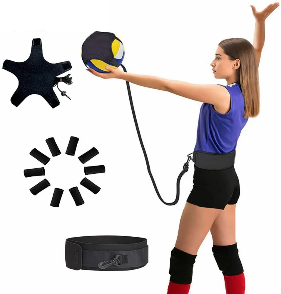 

Adjustable Waist Belt Solo Football Kick Training Trainer Soccer Kicker Volleyball Training Equipment Aid, Black