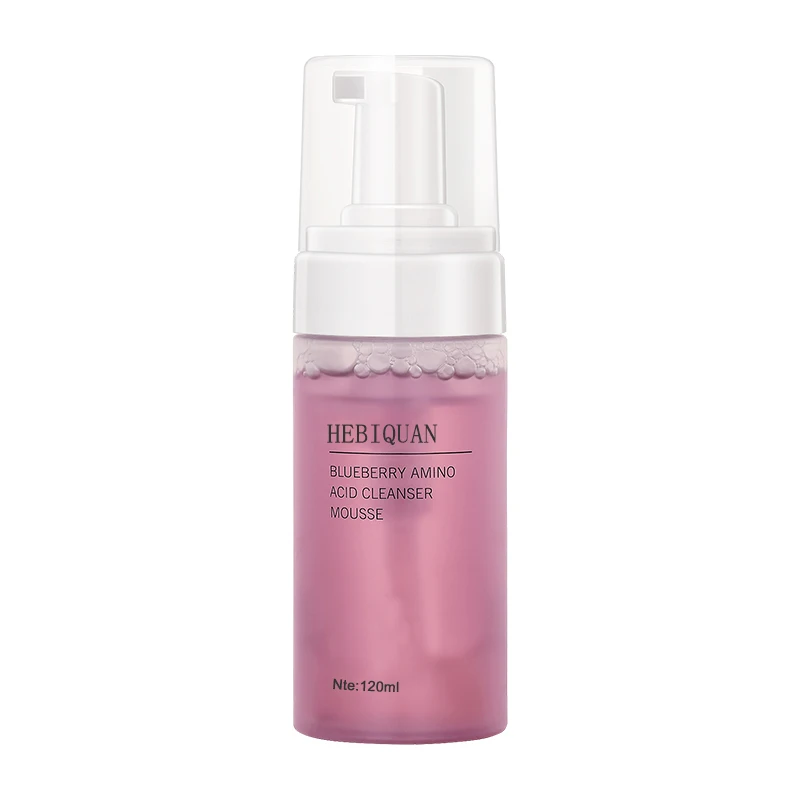 

Hebiquan Natural Facial Wash Pore Moisturizing Hyaluronic Acid Collagen Ultra Hydrating Moisturizing Face Cleanser, Pink