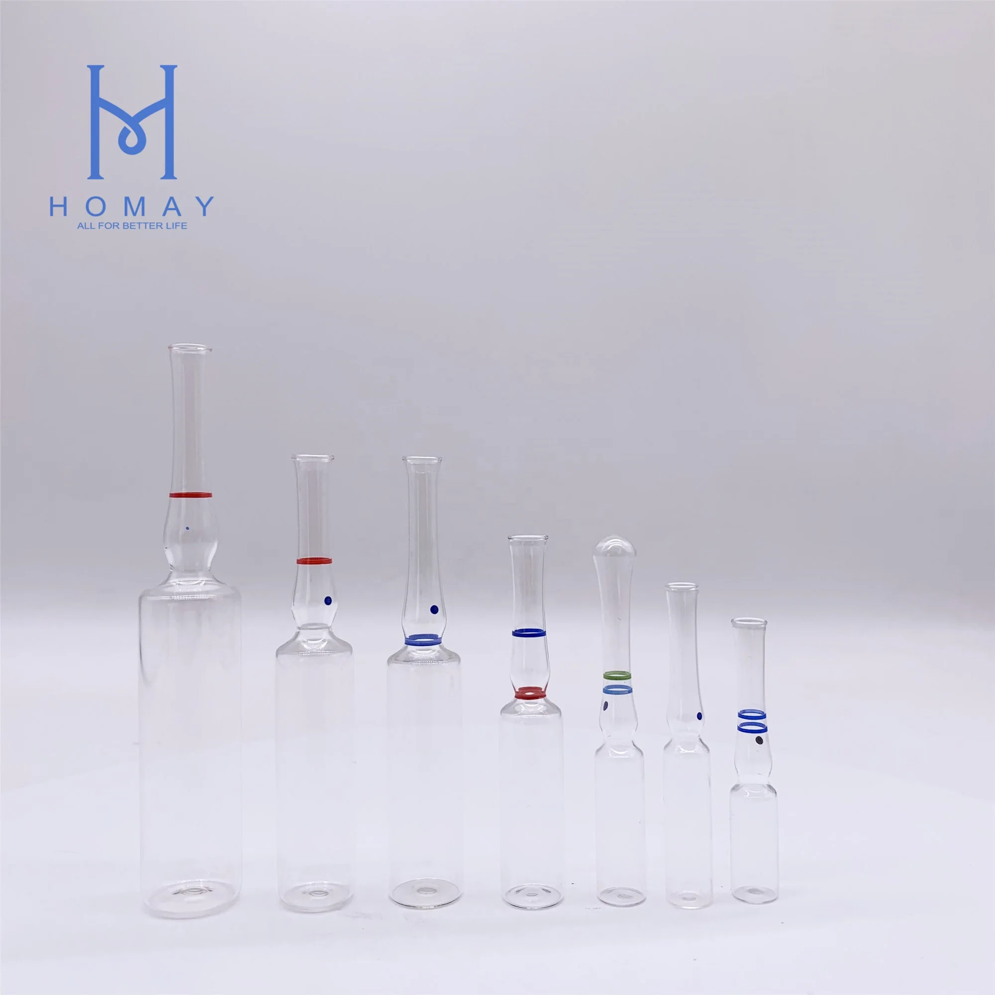 
Pharmaceutical 2ml empty glass ampoules for injection YBB/ISO Standard 1ml 2ml 3ml 5ml 10ml 20ml 