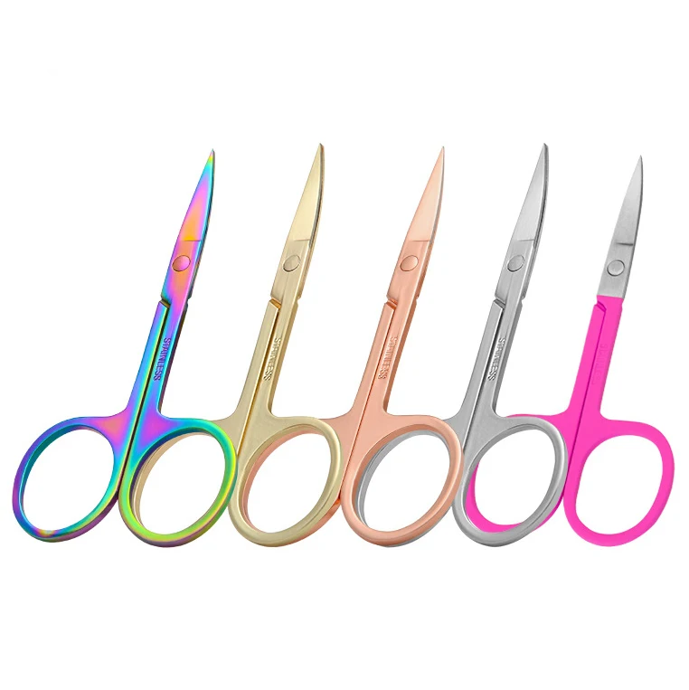 

Clip eyebrow scissors eyebrow tweezer scissor eyebrow cutting scissors, A variety of color