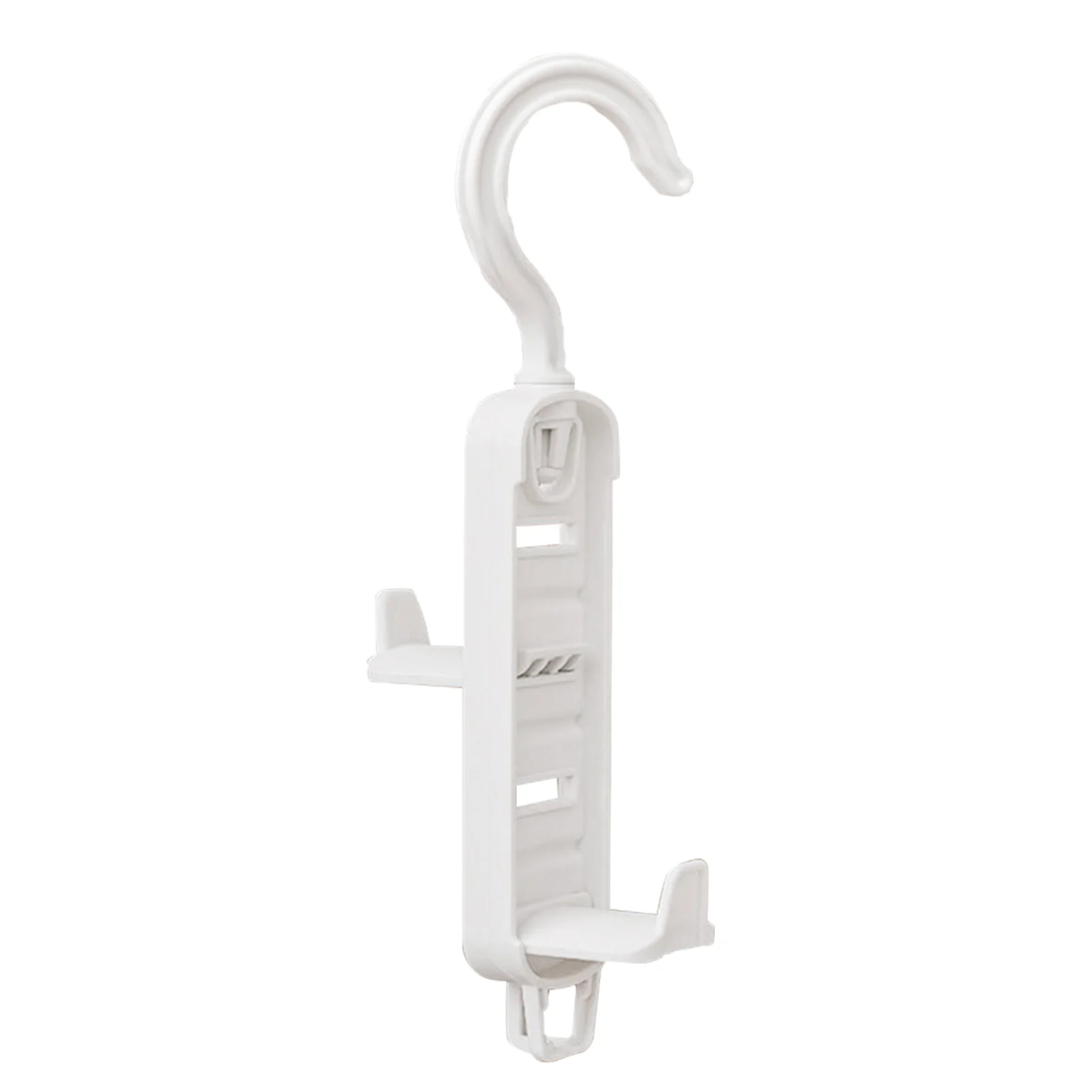 

New Creative Simple 360 rotating Adjustable And Removable Double Sided Cabinets To Organize Coat Hangers, White