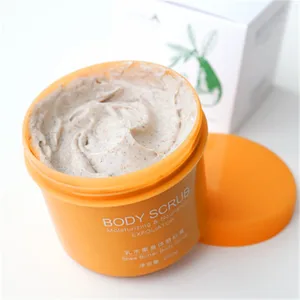 OEM ODM shea butter herbal body scrub exfoliating cleaning horniness natural organic body scrub spa
