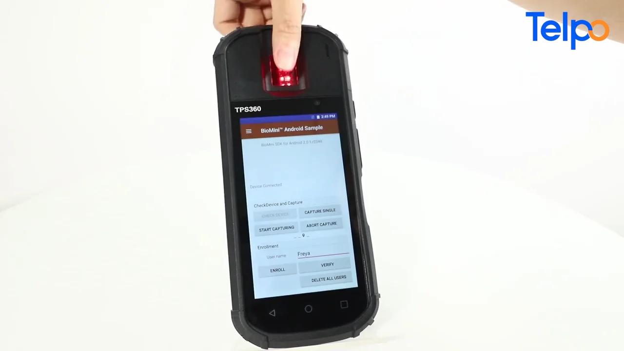 Election Voting Machine Tps360 Biometric Data Capture Device Handheld