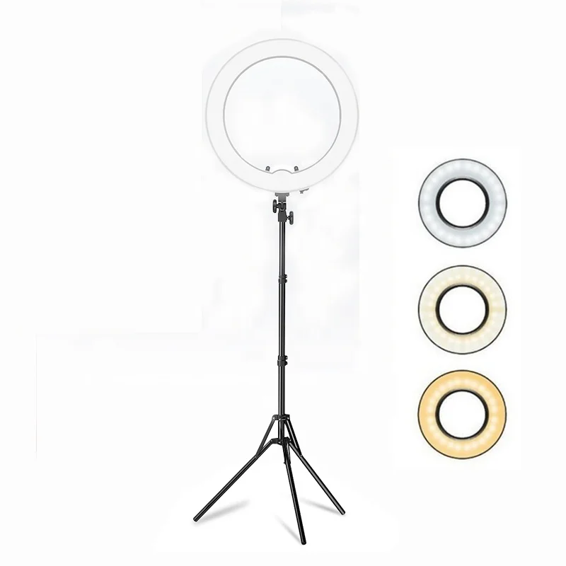 

Round 4"6"8"10 Inch Photographic lighting Live Stream lamp Makeup Fill selfie ring light LED Light aro de luz with tripod