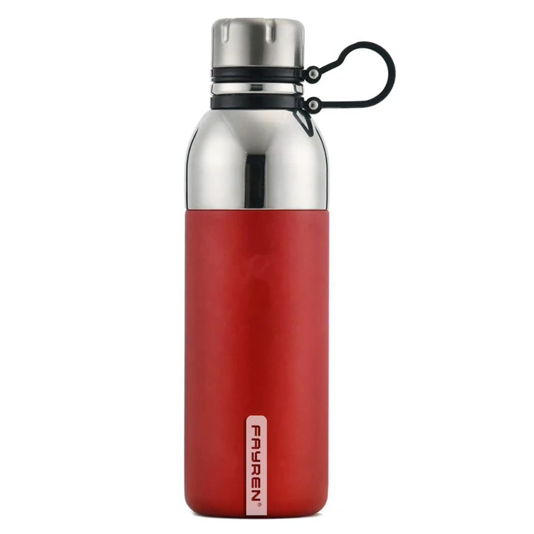 

Custom Logo Vacuum Travel stainless steel bottle with lid, Customized color acceptable