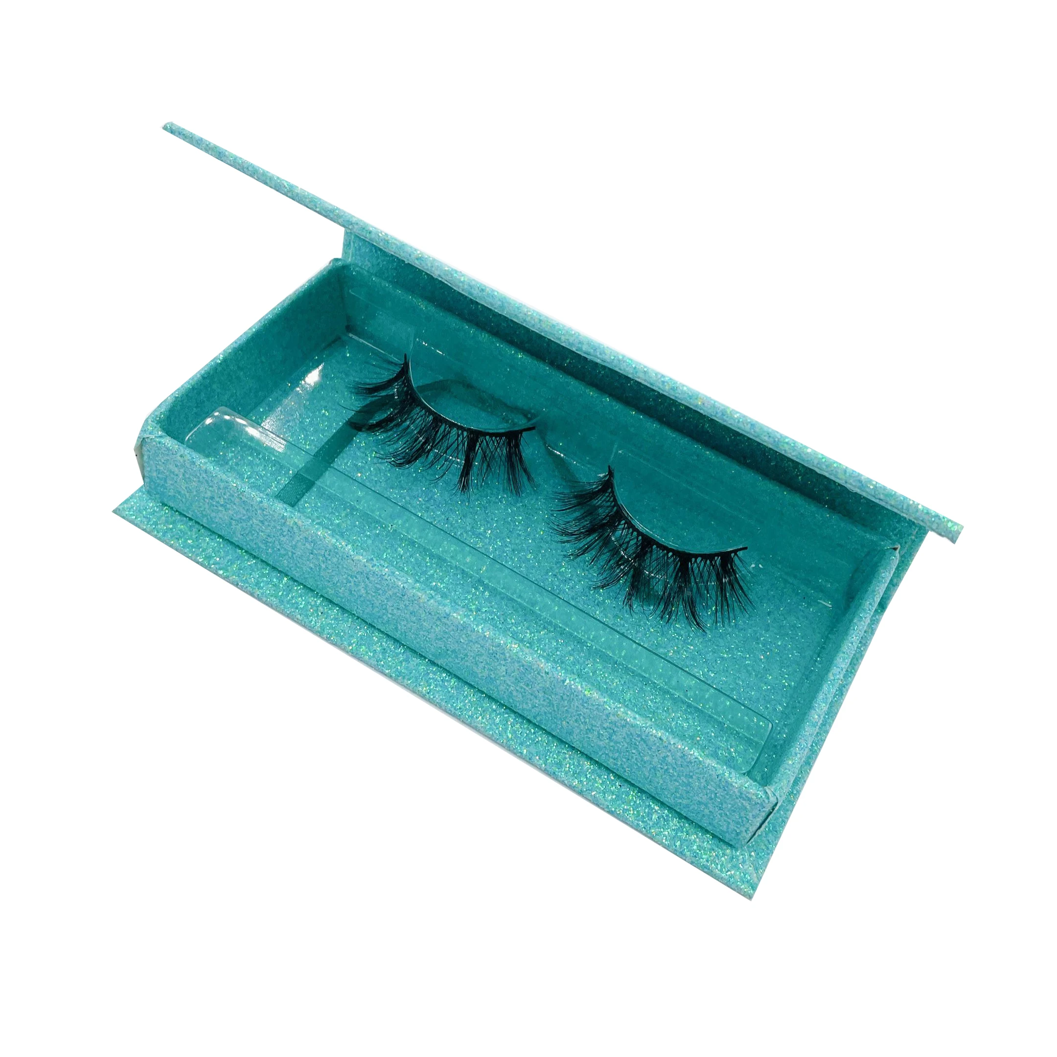

hot selling private label 3d cluster eyelashes, Black color