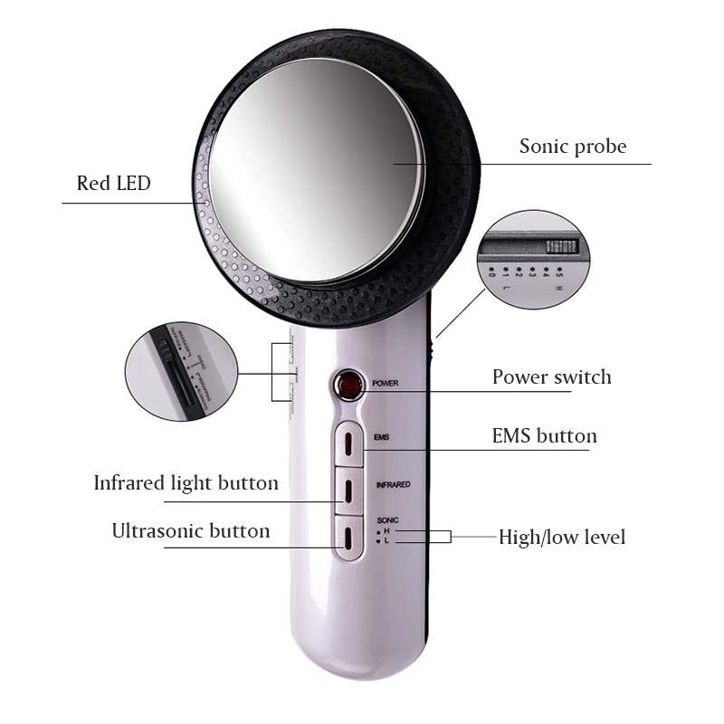 

Wholesale High Quality EMS LED Cavitation Body Slimming Device Portable 3 in 1 Ultrasonic Cavitation Slimming Device At Home