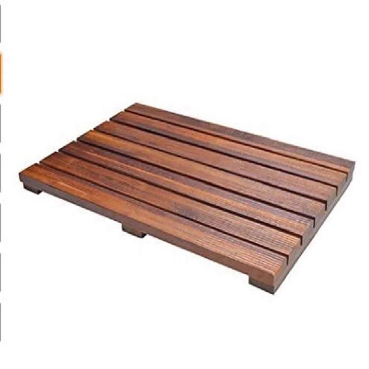 

Refind-Bam wholesales shower floor custom teak wood non slip bath mat, Natural bamboo