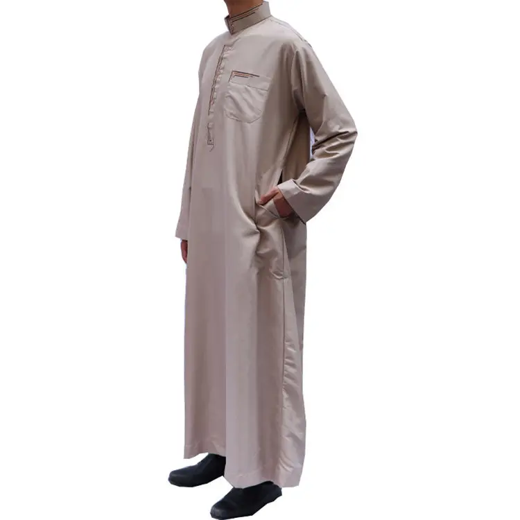Hot-selling Muslim Qatar Stand-up Collar Long Sleeve Middle Eastern ...