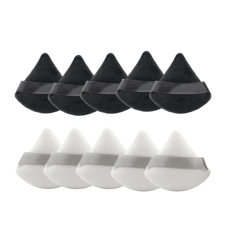 

Triangle dry powder puff triangle wedge soft makeup puff used for fine facial styling makeup