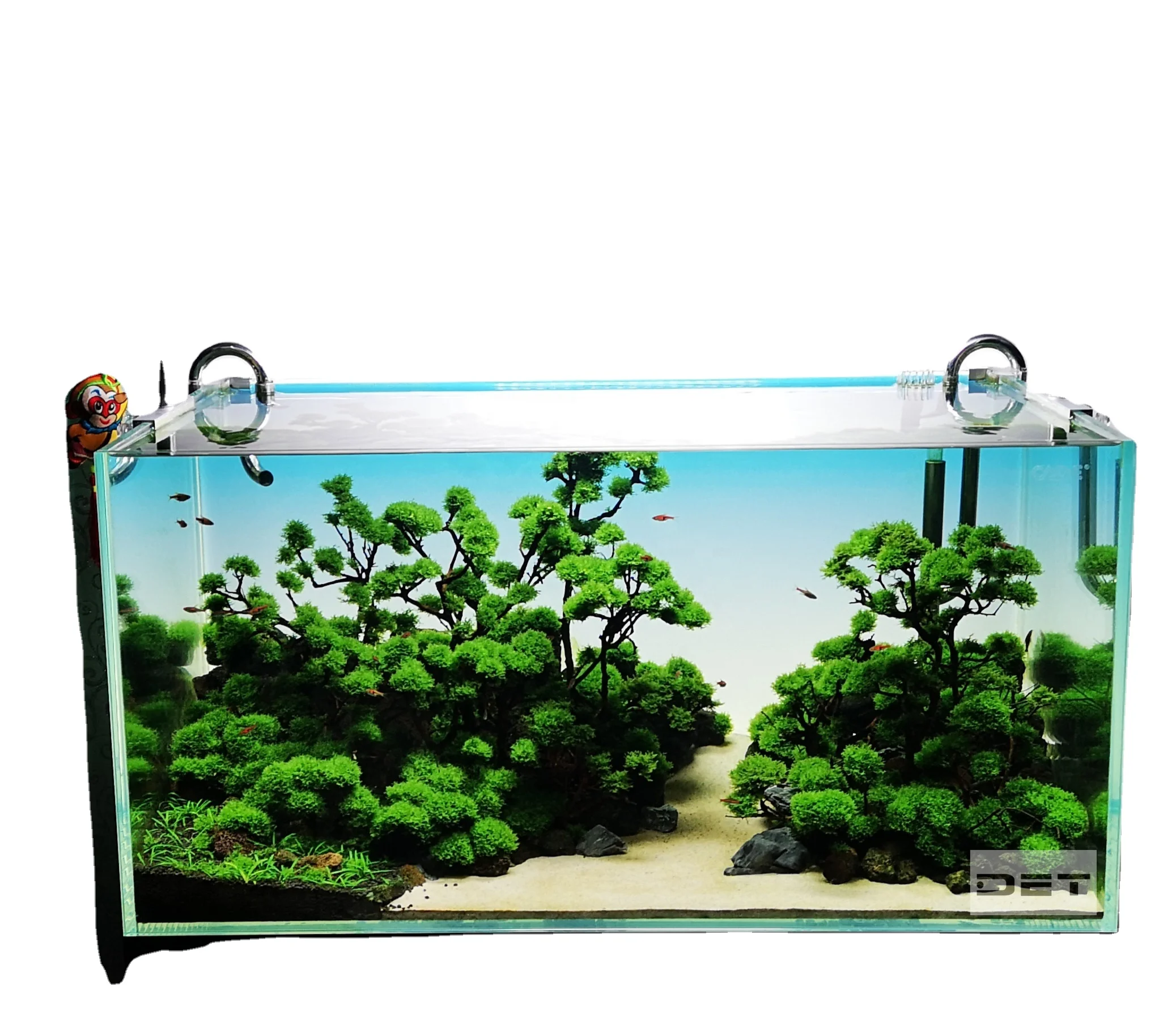 

1 Aquarium Fish Tank Glass fish tank home decorative background light