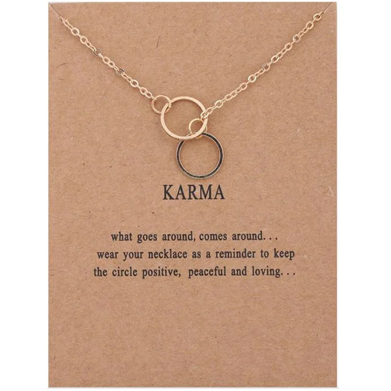

Minimalist Design Gold Plated Double Circle Chokers Necklaces Geometric Double Round Necklaces