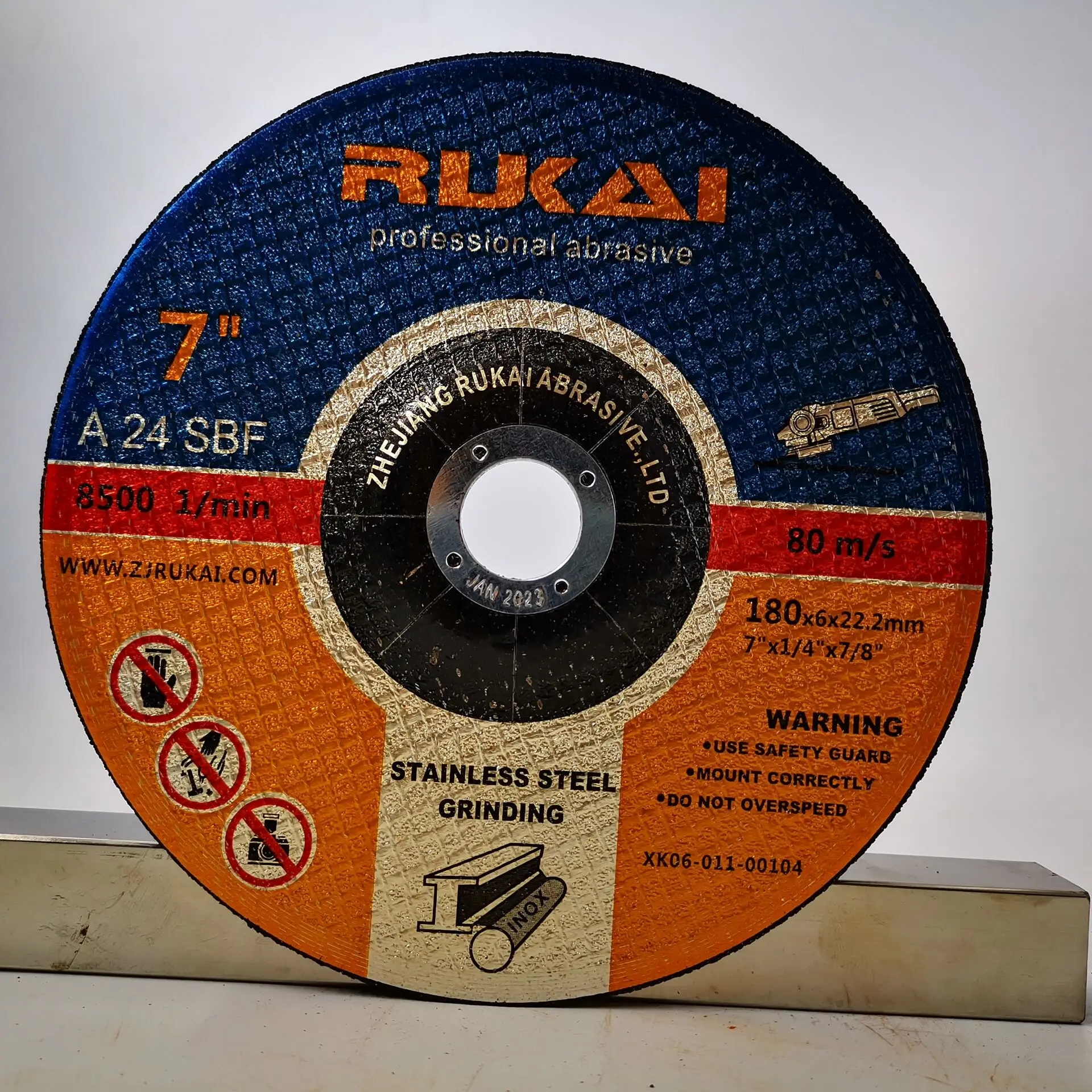 
rukai brand 7inch for metal flap cutting grinding disc 