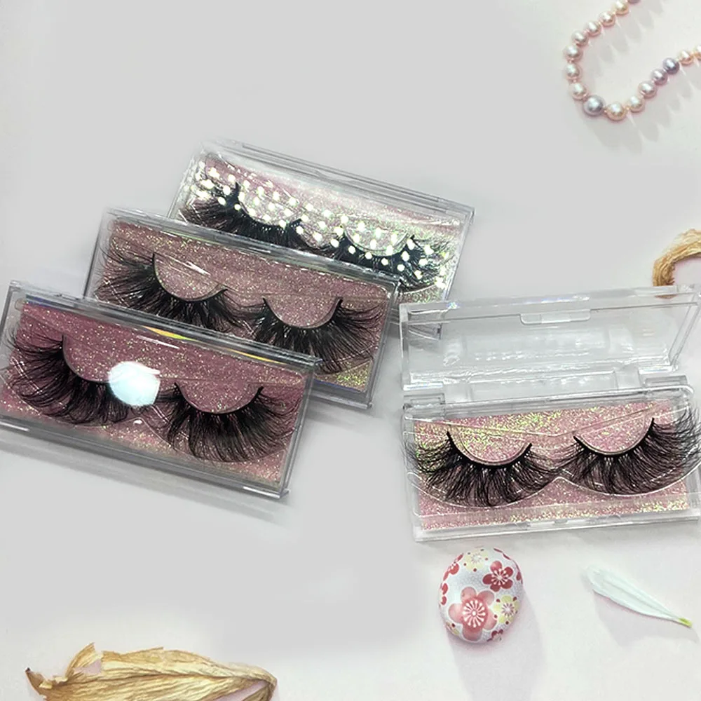 

Pestaas 3d mink eyelash vendor 25mm eyelashes in bulk, Natural black