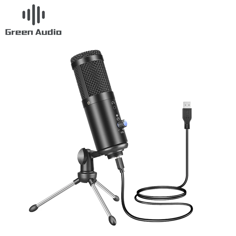 

GAM-A6 Hot sale New Design Podcast Studio USB Condenser Microphone Stand Set For Recording