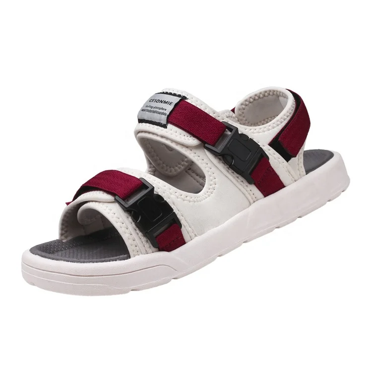 

Summer Fashion Breathable Stretch Fabric Men's Slippers Outdoor Sandals For Men, Black