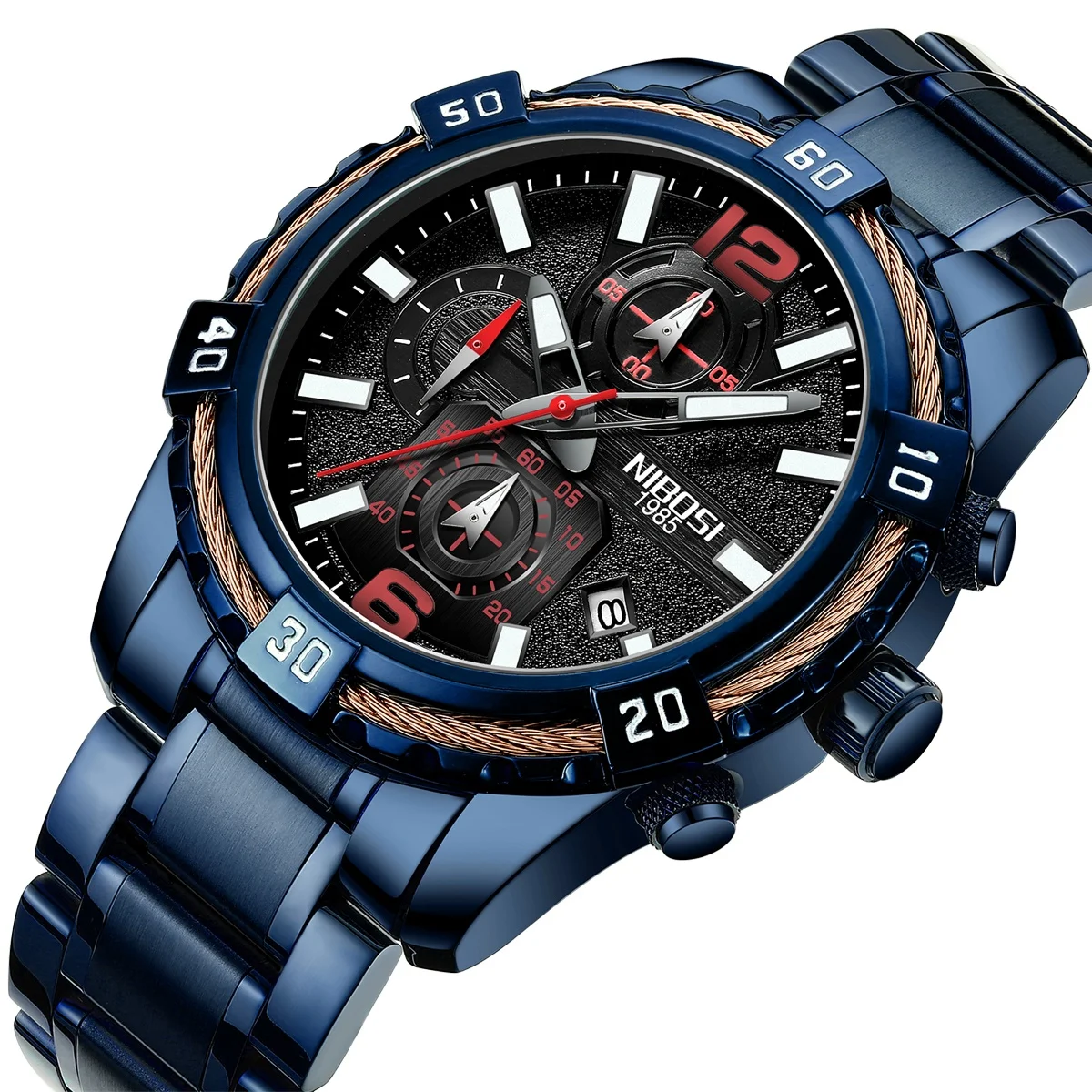 Wholesale Price - NIBOSI 2335 Men Watch Top Brand Luxury Men Unique Sports Watch Men Quartz Date Clock Waterproof Wrist Watch