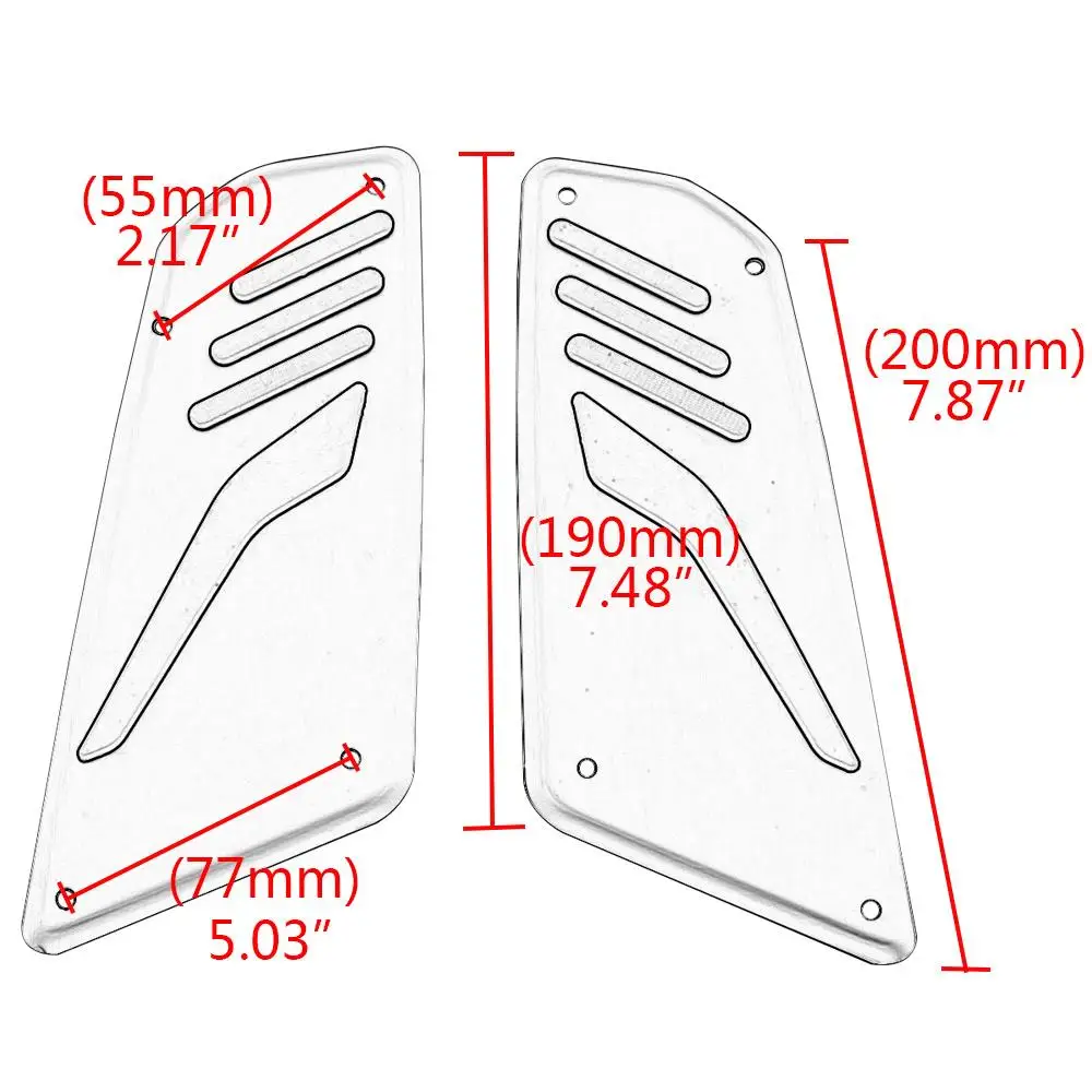Pedal motorcycle pedals Fit for tmax 530 2013-2015 yamaha moto tmax motorbike footrest parts