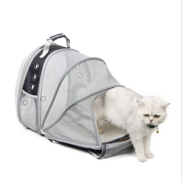 

Large space folding breathable pet carrier backpack PC space capsule pet travel carrier bag, Customized color