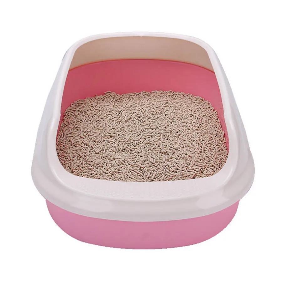 

4 flavors of tofu cat litter, green tea original flavor deodorizing toilet cat litter