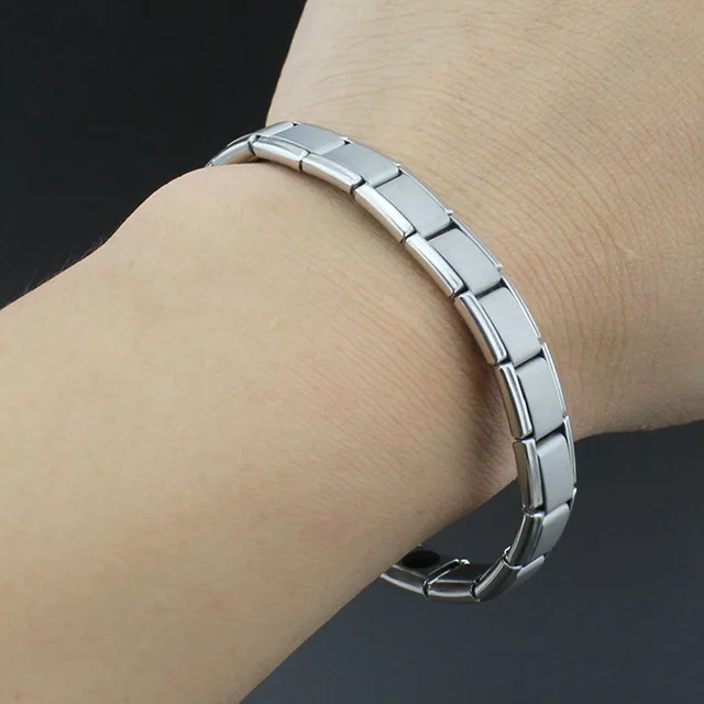 

2020 Stainless Steel Jewelry Anti Radiation Ion Magnetic Stone Energy Wristband Bangles Titanium Stainless Steel Bracelet, Picture