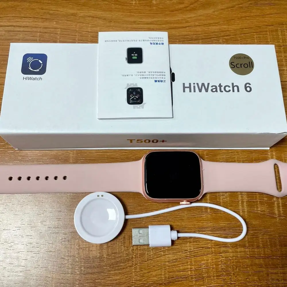 

T500+Pro Smart Watch 2021 New Arrival Colorful Screen Heart Rate Blood Pressure Smart Bracelet Health Sport Smartwatch