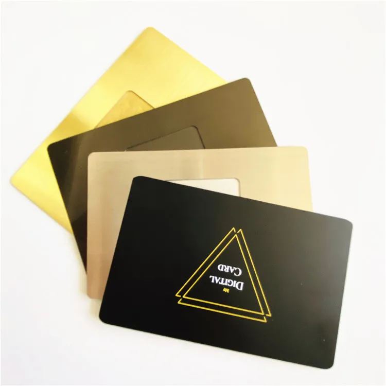 Factory Direct Price Smart Nfc Black Metal Business Cards ...