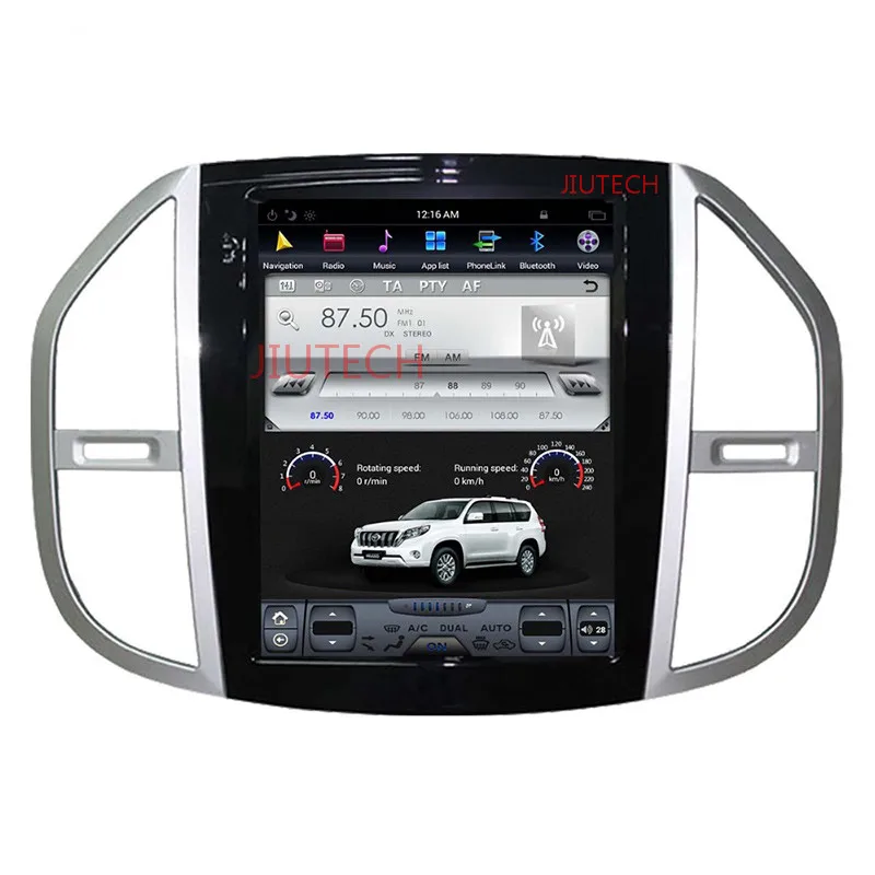 

Car GPS navigation For Mercedes-Benz Vito 2016+ PX6 Android 8.1 4GB RAM Tesla style Car GPS radio with 4K multimedia player