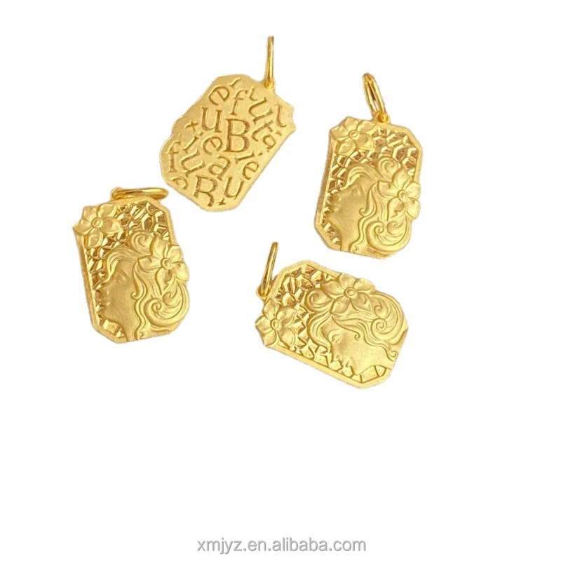

Certified 5G Gold National Trendy Style Pendant Pure Gold 999 Female New British Style Pendant 24K Pure Gold Pendant