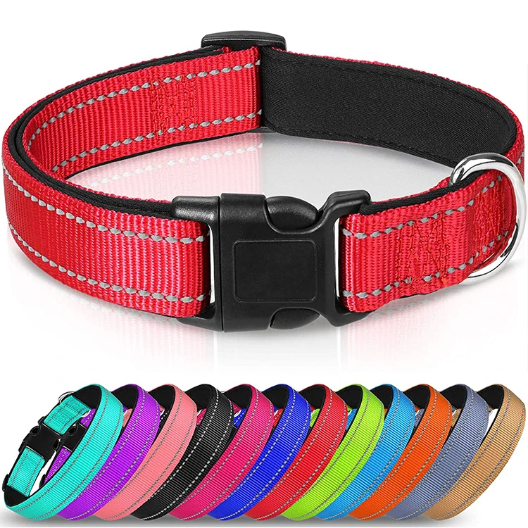 

New Chest Strap Running Dog Leash and Collar With Stripe Nylon Harness Vest for Pet Custom