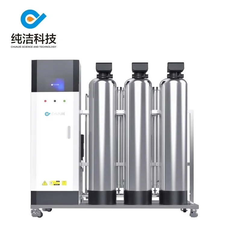 1500lph Purified Water Deionized Edi Water Equipment Ro Water